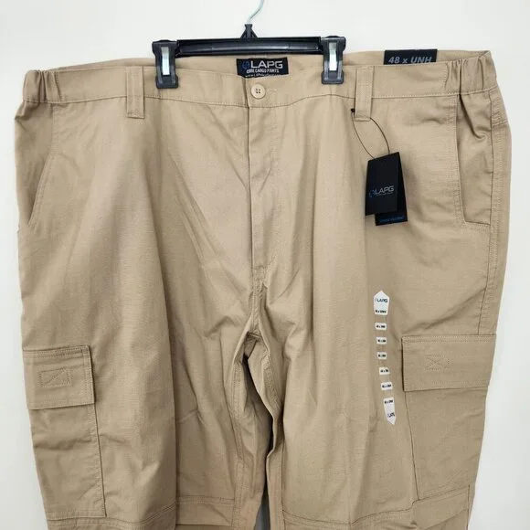 LAPG LA Police Gear NWT Core Cargo Tactical EMS Pants Rip Stop Khaki 48xUNH - Picture 2 of 9